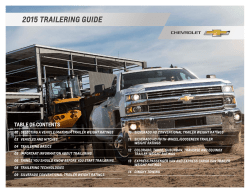 Trailering Guide - GM Owner Center