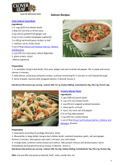 Salmon Recipes