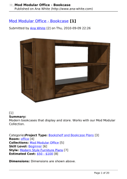 Mod Modular Office - Bookcase