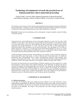 Technology developments towards the practical use of