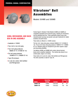 Vibratone® Bell Assemblies