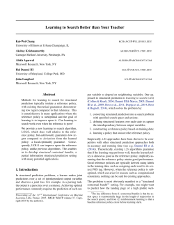 Learning to Search Better than Your Teacher