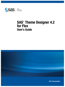 SAS Theme Designer 4.2 for Flex: User`s Guide