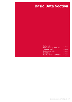 Basic Data Section