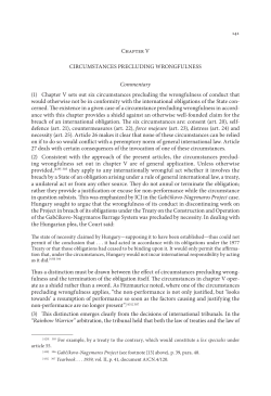 Chapter V CIRCUMSTANCES PRECLUDING WRONGFULNESS