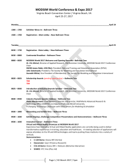 agenda - National Defense Industrial Association