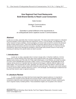 How Regional Fast Food Restaurants Build Brand Identity to Reach