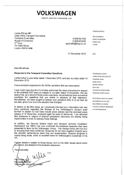 Letter from Paul Willis to Louise Ellman MP