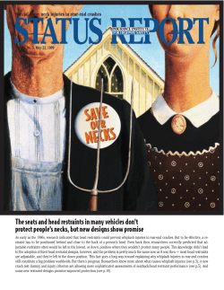 Status Report special issue: neck injuries in rear-end crashes