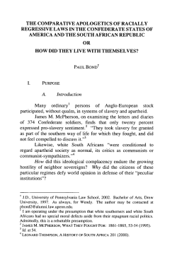 The Comparative Apologetics of Racially Regressive