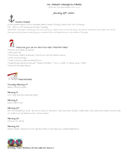 2nd Grade Message week_21_2015-16