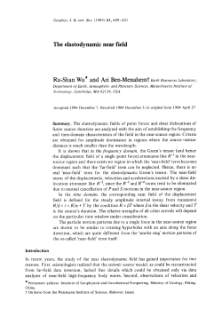 The elastodynamic near field
