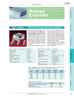 Raman Crystals