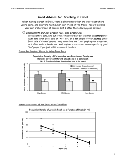 Good Advices for Graphing in Excel