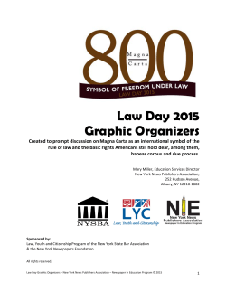 Law Day 2015 Graphic Organizers
