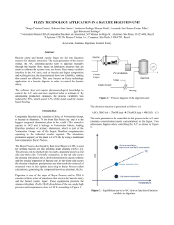 fuzzy technology application in a bauxite digestion unit