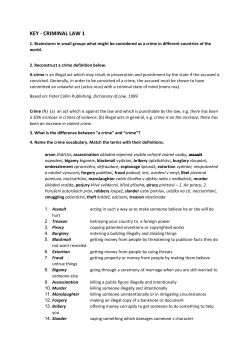 key - criminal law 1