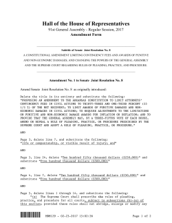Amendment - Arkansas General Assembly