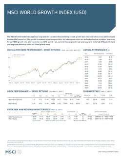 MSCI World Growth Index