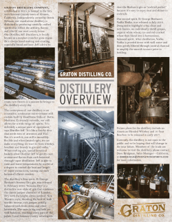 DISTILLERY OVERVIEW