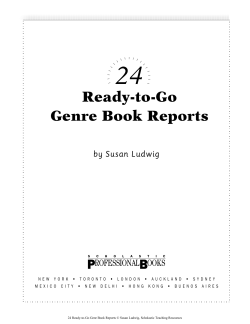 Ready-to-Go Genre Book Reports