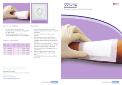 Superabsorbent Wound Dressing