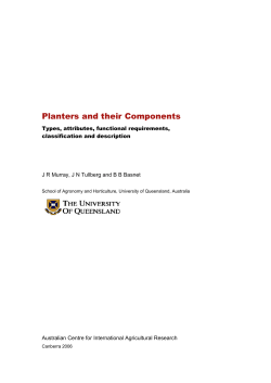 Planters and their Components