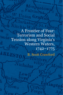 A Frontier of Fear: Terrorism and Social Tension along Virginia`s
