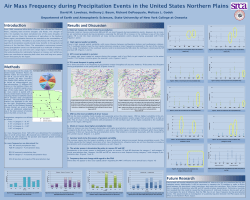 Air Mass Frequency during Precipitation Events in the United States