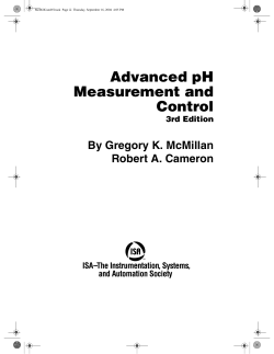 Advanced pH Measurement and Control