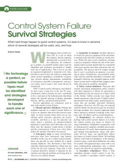 Control System Failure Survival Strategies