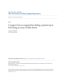 Caregiver forces required for sliding a patient up in bed using an
