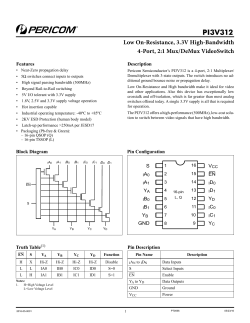PI3V312LE Datasheet
