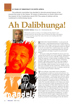 Ah Dalibunga by Lwandile Sisilana - General Council of the Bar of