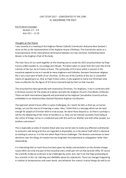 Consecrated to the Lord