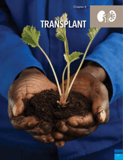 Kidney Foundation, Living with Kidney Failure