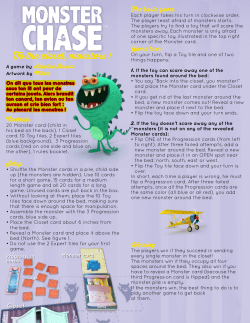 Monster Chase rules