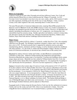 Lenawee County Services - League of Michigan Bicyclists