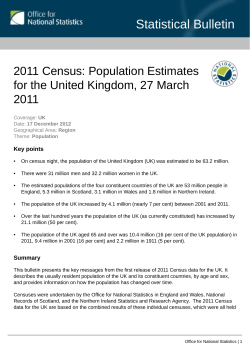 2011 Census - Office for National Statistics