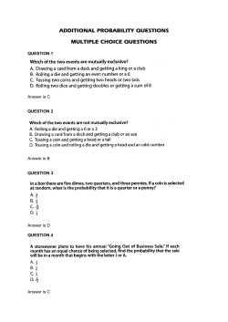 additional probability questions multiple choice questions