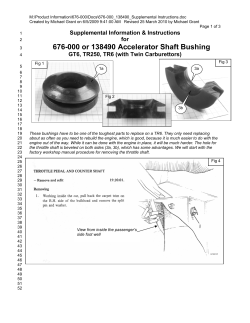 Supplemental Instructions for