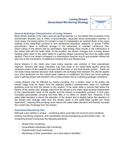 Losing Stream - Metropolitan Council