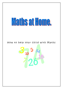 maths at home