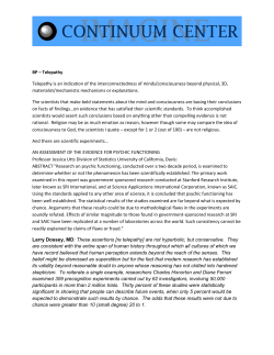 Telepathy - Continuum Center