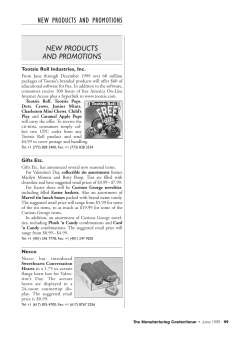 new products and promotions new products and promotions