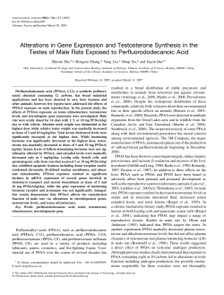 Alterations in Gene Expression and Testosterone