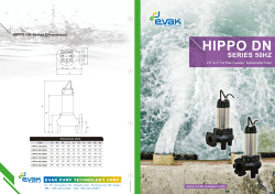 Evak Hippo DN Submersible Sewage Pump
