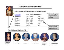 “Colonial Development”