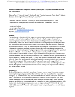 A Comparison Between Single Cell RNA Sequencing And