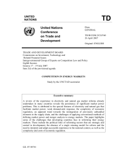competition in energy markets